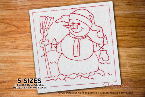 Christmas Snowman Bluework Design Review