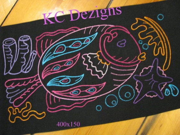 Colourline Fish 05 Review for Seasonal Embroidery
