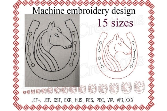Horse with a Horseshoe Embroidery Review