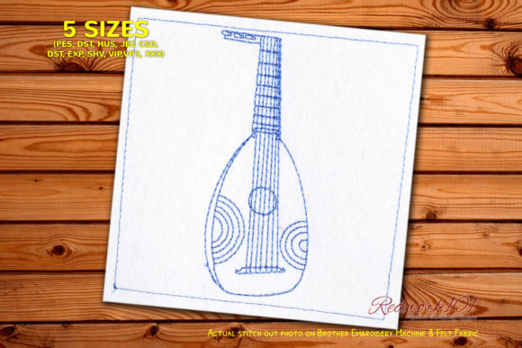Lute Embroidery for Seasonal Creations