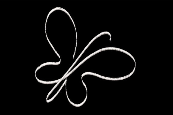 Minimalistic One Line Butterfly Embroidery Review