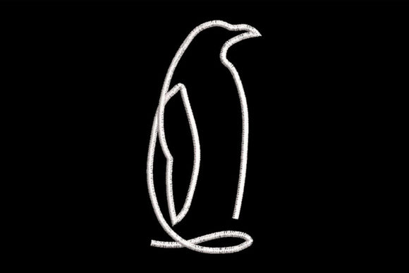 Minimalistic One Line Penguin Design Review